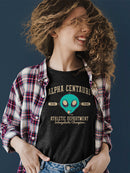 Alpha Centauri Athletics - Alien Sports Emoji Graphic Women's T-shirt
