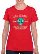 Alpha Centauri Athletics - Alien Sports Emoji Graphic Women's T-shirt