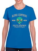 Alpha Centauri Athletics - Alien Sports Emoji Graphic Women's T-shirt
