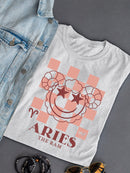 Aries Ram Emblem - Zodiac Art Design Women's T-shirt
