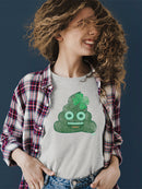 Lucky Clover - Emoji Poo Graphic Women's T-shirt