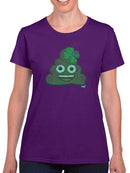Lucky Clover - Emoji Poo Graphic Women's T-shirt