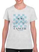 Cancer Zodiac - Emoji Crab Graphic Women's T-shirt