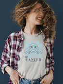 Cancer Zodiac - Emoji Crab Graphic Women's T-shirt