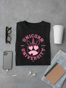 Unicorn University - Heart-Eyed Emoji Design Men's T-shirt