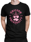 Unicorn University - Heart-Eyed Emoji Design Men's T-shirt