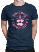 Unicorn University - Heart-Eyed Emoji Design Men's T-shirt