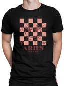 Aries Ram Emblem - Zodiac Art Design Men's T-shirt