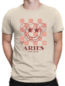 Aries Ram Emblem - Zodiac Art Design Men's T-shirt