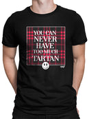 Never Enough Tartan - Bold Plaid Statement Graphic Men's T-shirt