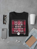 Never Enough Tartan - Bold Plaid Statement Graphic Men's T-shirt