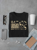 Saturn Vibes - Cosmic Planet Emoji Design Men's T-shirt