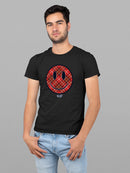 Plaid Smile - Trendy Checkered Emoji Design Men's T-shirt