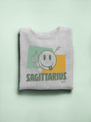 Sagittarius Archer Emoji - Retro Zodiac Graphic Women's Sweatshirt
