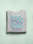 Gemini Twins Emoji  - Zodiac Art Design Women's Sweatshirt