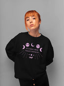 Daydreamer Nightthinker - Cosmic Starry Graphic Women's Sweatshirt