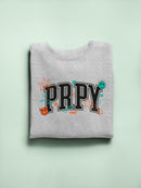 PRPY Street Graphic - Playful Symbols Art Design Women's Sweatshirt