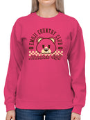 Emoji Country Club - Bear Emoji Members Graphic Women's Sweatshirt