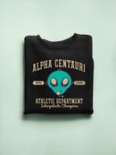 Alpha Centauri Athletics - Alien Sports Emoji Graphic Women's Sweatshirt