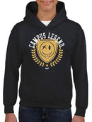 Campus Legend Shield - Retro College Graphic Youth's Hoodie