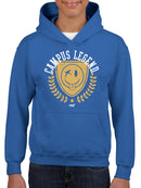 Campus Legend Shield - Retro College Graphic Youth's Hoodie