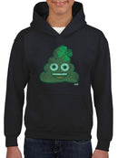 Lucky Clover - Emoji Poo Graphic Youth's Hoodie