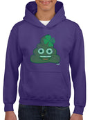 Lucky Clover - Emoji Poo Graphic Youth's Hoodie
