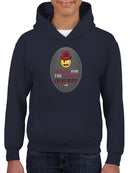 Perfect Outfit Plaid Monocle Graphic Youth's Hoodie