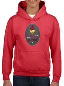 Perfect Outfit Plaid Monocle Graphic Youth's Hoodie