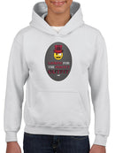 Perfect Outfit Plaid Monocle Graphic Youth's Hoodie