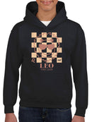 Leo The Lion Emoji - Zodiac Vibes Graphic Youth's Hoodie