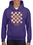 Leo The Lion Emoji - Zodiac Vibes Graphic Youth's Hoodie