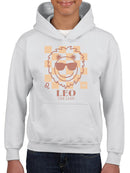 Leo The Lion Emoji - Zodiac Vibes Graphic Youth's Hoodie