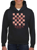 Aries Ram Emblem - Zodiac Art Design Youth's Hoodie