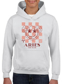Aries Ram Emblem - Zodiac Art Design Youth's Hoodie
