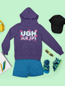 Ugh As If! - Bold Emoji Graphic Youth's Hoodie