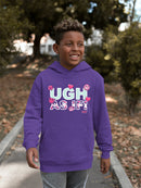 Ugh As If! - Bold Emoji Graphic Youth's Hoodie