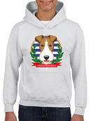 Emoji Polo Club - Classic Dog Emblem Design Youth's Hoodie