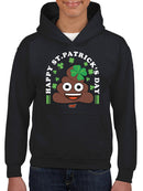 St. Patrick’s Day Smiley - Lucky Clover Emoji Design Youth's Hoodie
