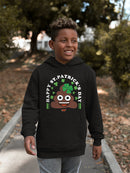 St. Patrick’s Day Smiley - Lucky Clover Emoji Design Youth's Hoodie