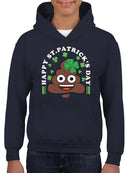 St. Patrick’s Day Smiley - Lucky Clover Emoji Design Youth's Hoodie