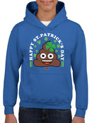 St. Patrick’s Day Smiley - Lucky Clover Emoji Design Youth's Hoodie