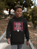 Never Enough Tartan - Bold Plaid Statement Graphic Youth's Hoodie