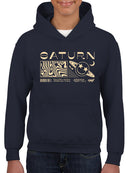 Saturn Vibes - Cosmic Planet Emoji Design Youth's Hoodie