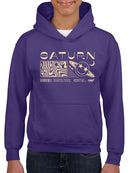 Saturn Vibes - Cosmic Planet Emoji Design Youth's Hoodie