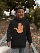 Astro Palmistry - Zodiac Hand Emoji Art Design Youth's Hoodie