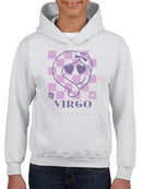 Virgo Emoji Zodiac Charm - Unique Horoscope Design Youth's Hoodie