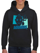 Aquarius Emoji Vibes - Trident Design Youth's Hoodie