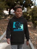 Aquarius Emoji Vibes - Trident Design Youth's Hoodie