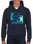 Aquarius Emoji Vibes - Trident Design Youth's Hoodie